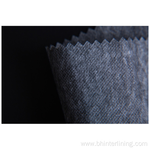 Polyester garment nonwoven fusible interlining lining fabric